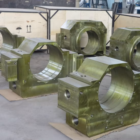 High Quality Stainless Steel Long Using Life Cement Non Standard OEM Large Casting Iron Cement Mill Bearing Chock Rotary Kiln Steel Bearing Housing