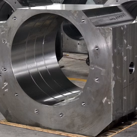 High Quality Stainless Steel Long Using Life Cement Non Standard OEM Large Casting Iron Cement Mill Bearing Chock Rotary Kiln Steel Bearing Housing